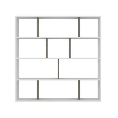 Βιβλιοθήκη 145,2 × 25 × 145 εκ. Λευκό Wenge GR935CMN1113