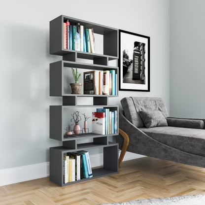 Βιβλιοθήκη 72 × 25 × 161 εκ. Ανθρακί GR935CMN1115