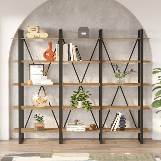 Βιβλιοθήκη 219,6 × 34 × 180 εκ. Atlantic Pine GR956LCS1410