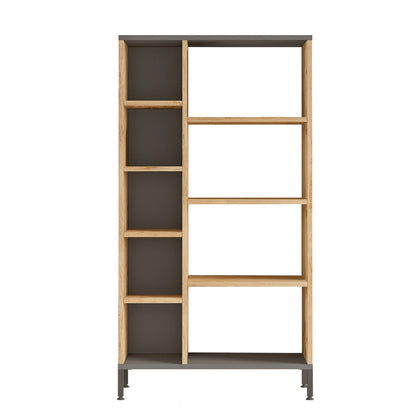 Βιβλιοθήκη 72 × 25,5 × 133,6 εκ. Atlantic Pine Ανθρακί GR956LCS1429