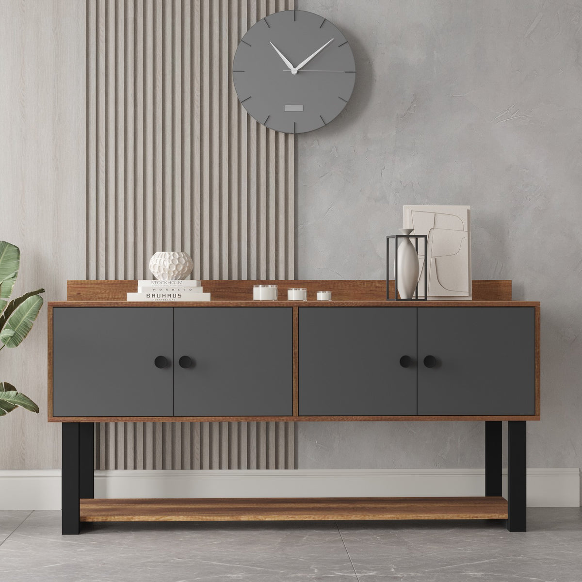 Μπουφές Καρυδί
Ανθρακί 180x85x93,2cm | 956LCS1510