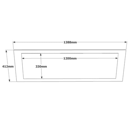 Μπουφές Atlantic Πεύκο 139x43,3x83,6cm | 956LCS1541