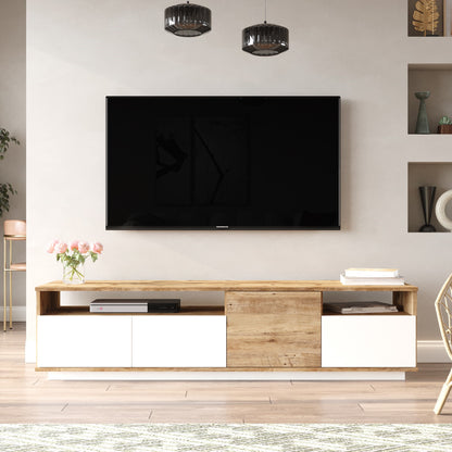 Έπιπλο Τηλεόρασης TV Βάση Σύνθεση Atlantic Pine Λευκό | 956LCS1606