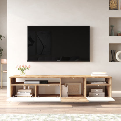 Έπιπλο Τηλεόρασης TV Βάση Σύνθεση Atlantic Pine Λευκό | 956LCS1606