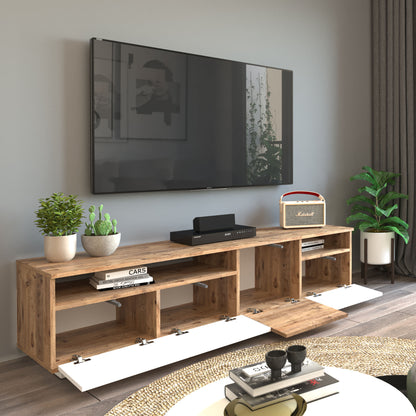Έπιπλο Τηλεόρασης TV Βάση Σύνθεση Atlantic Pine Λευκό | 956LCS1606