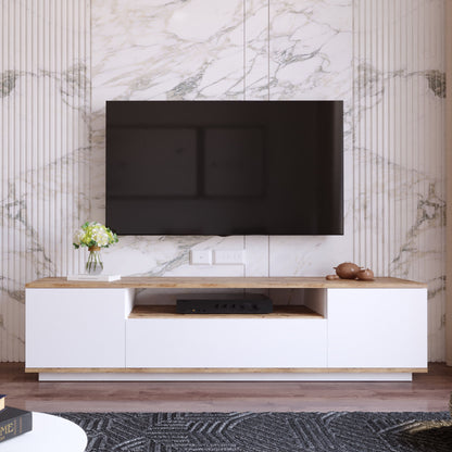 Έπιπλο Τηλεόρασης TV Βάση Σύνθεση Atlantic Pine Λευκό | 956LCS1610