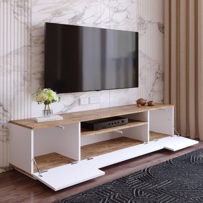 Έπιπλο Τηλεόρασης TV Βάση Σύνθεση Atlantic Pine Λευκό | 956LCS1610