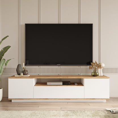 Έπιπλο Τηλεόρασης TV Βάση Σύνθεση Atlantic Pine Λευκό | 956LCS1610