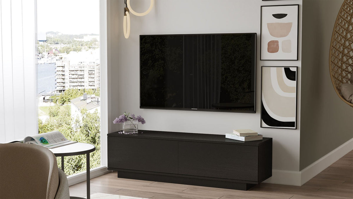 Έπιπλο Τηλεόρασης TV Βάση Σύνθεση Μαύρο | 956LCS1620