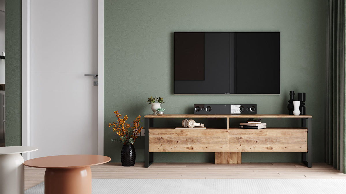 Έπιπλο Τηλεόρασης TV Βάση Σύνθεση Atlantic Pine | 956LCS1667