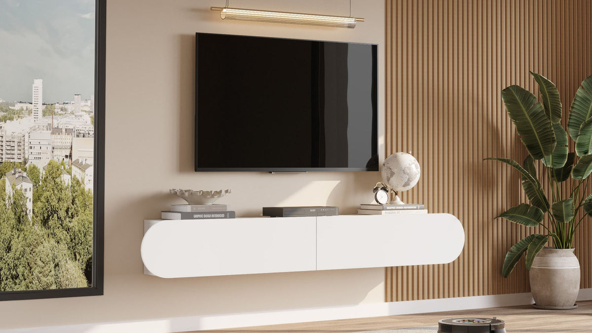 Έπιπλο Τηλεόρασης TV Βάση Σύνθεση Λευκό | 956LCS1690
