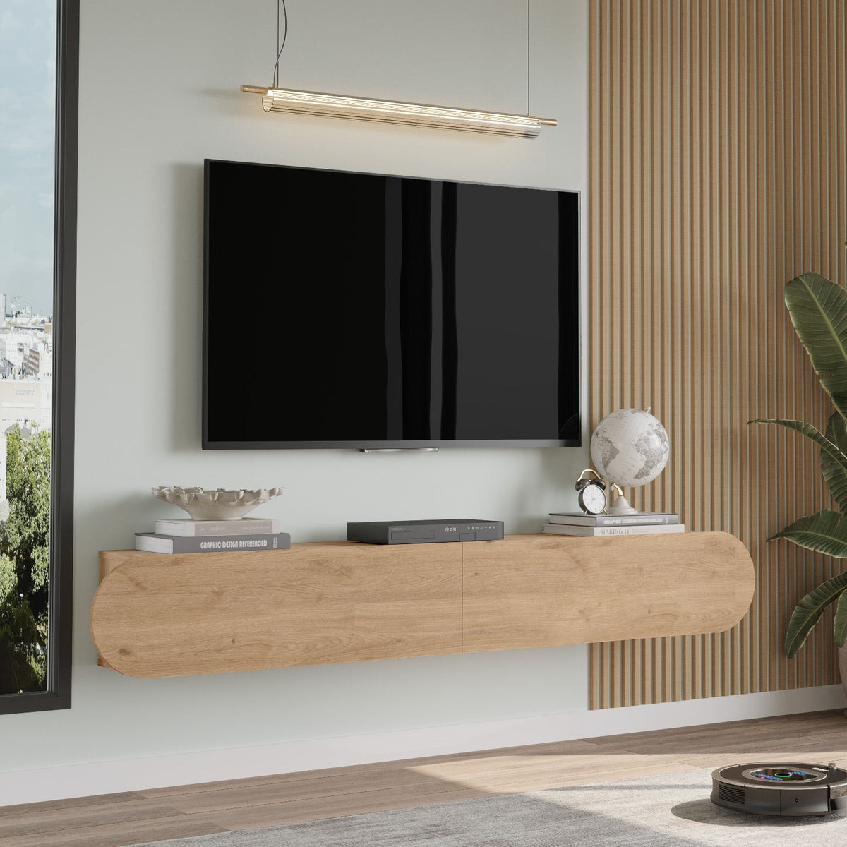 Έπιπλο Τηλεόρασης TV Βάση Σύνθεση Δρυς | 956LCS1691