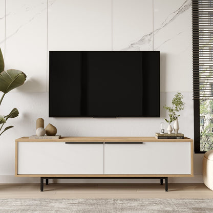 Έπιπλο Τηλεόρασης TV Βάση Σύνθεση Δρυς Λευκό | 956LCS1694