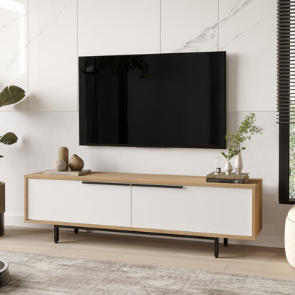 Έπιπλο Τηλεόρασης TV Βάση Σύνθεση Δρυς Λευκό | 956LCS1694