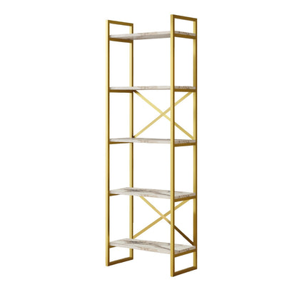 Βιβλιοθήκη 58 × 30 × 175 εκ. Marble Χρυσό GR956LCS3142