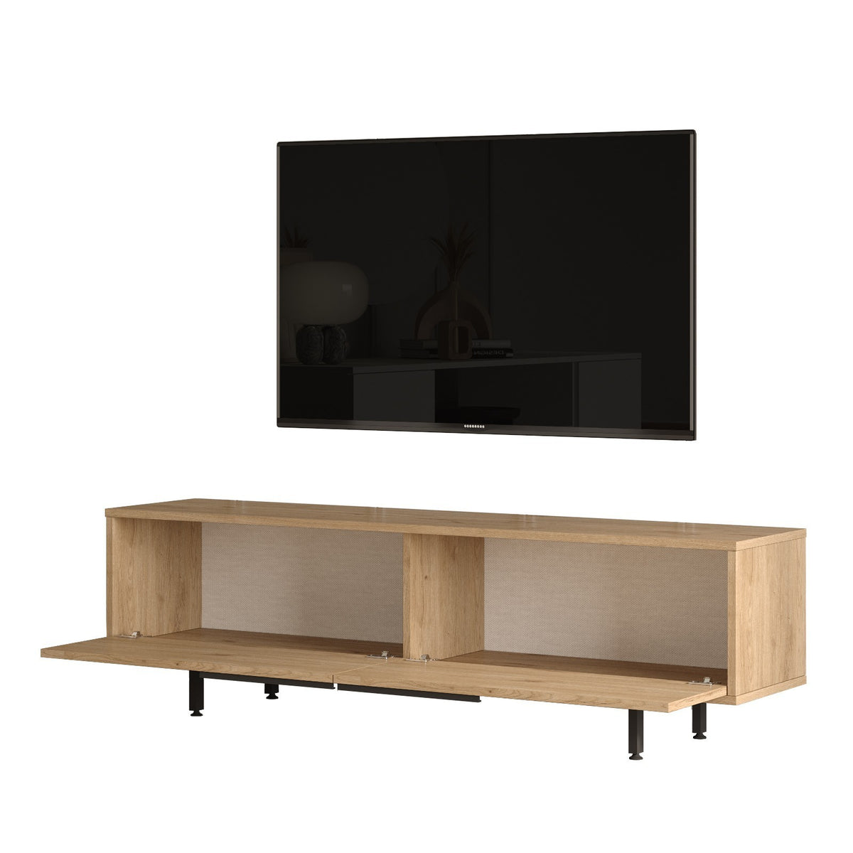 Έπιπλο Τηλεόρασης TV Βάση Σύνθεση Καρυδί | 956LCS3433