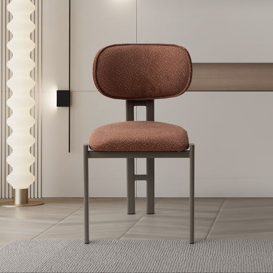 Καρέκλες Τραπεζαρίας - Σετ 2 Τεμαχίων - Tile Red / Cappuccino | 974NMB1969