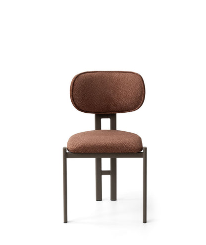 Καρέκλες Τραπεζαρίας - Σετ 2 Τεμαχίων - Tile Red / Cappuccino | 974NMB1969
