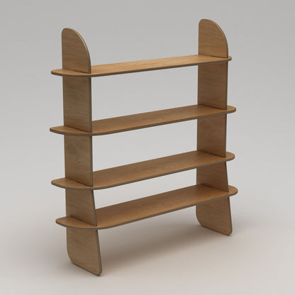 Βιβλιοθήκη 150 × 35 × 160 εκ. Φυσικό Wood GR980NPR1301