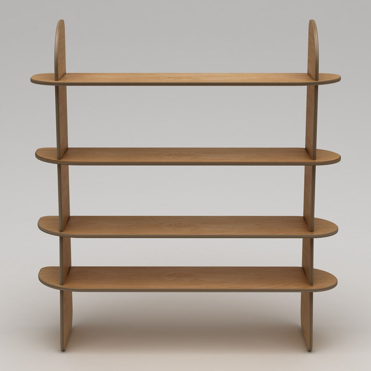 Βιβλιοθήκη 150 × 35 × 160 εκ. Φυσικό Wood GR980NPR1301