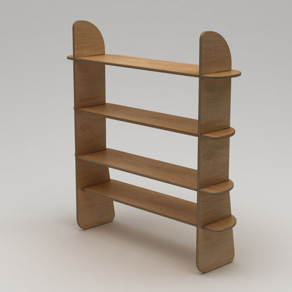 Βιβλιοθήκη 150 × 35 × 160 εκ. Φυσικό Wood GR980NPR1301