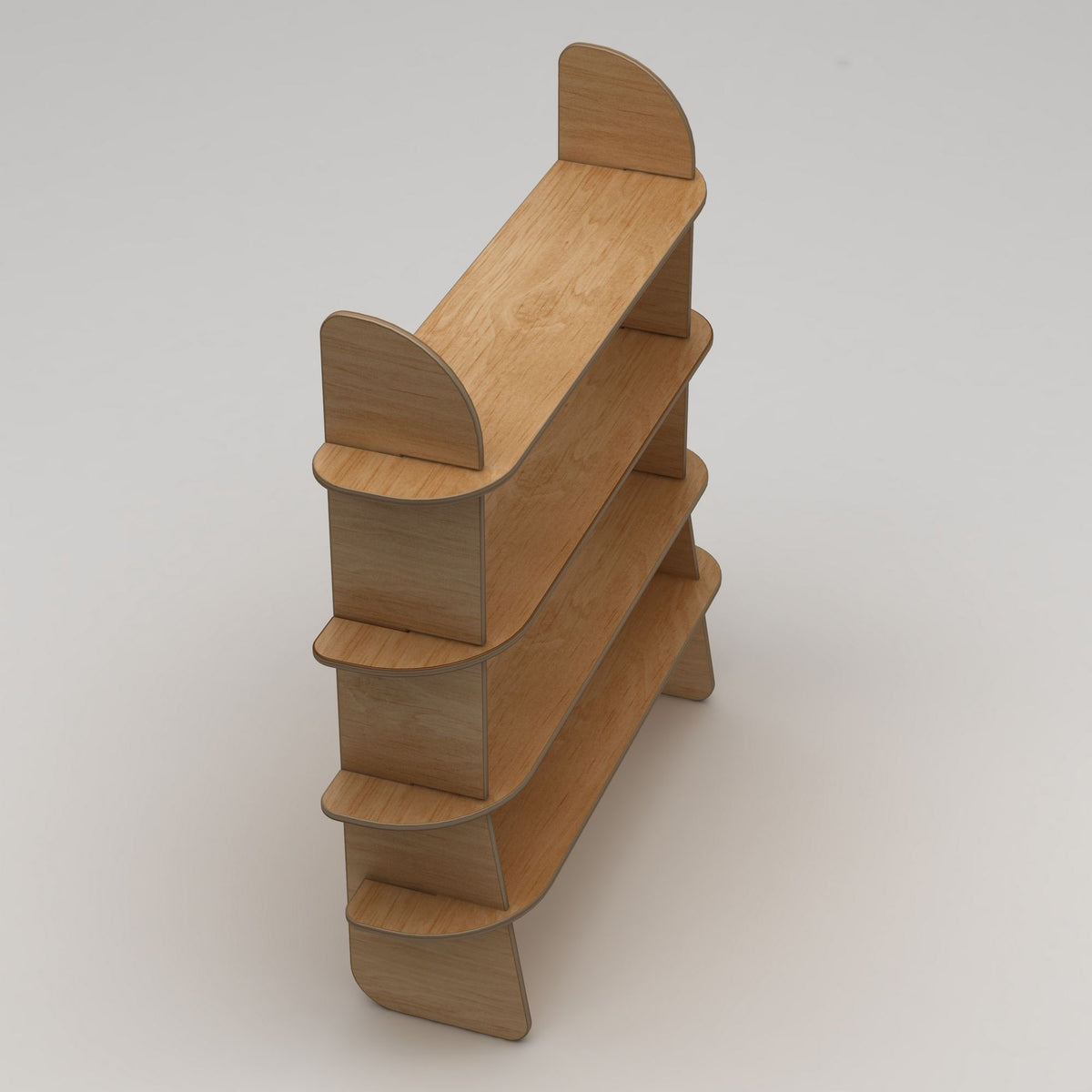 Βιβλιοθήκη 150 × 35 × 160 εκ. Φυσικό Wood GR980NPR1301