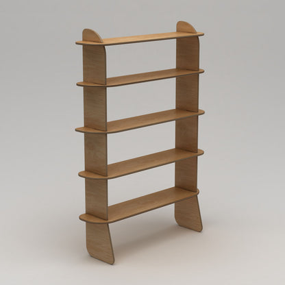 Βιβλιοθήκη 102 × 35 × 215 εκ. Φυσικό Wood GR980NPR1302
