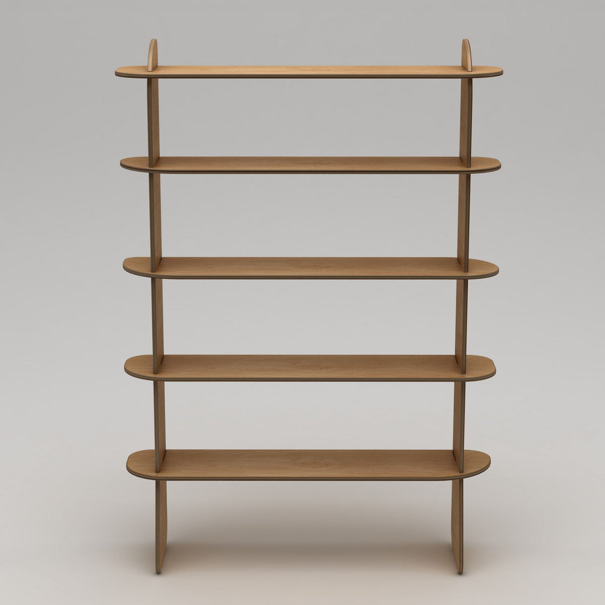 Βιβλιοθήκη 102 × 35 × 215 εκ. Φυσικό Wood GR980NPR1302