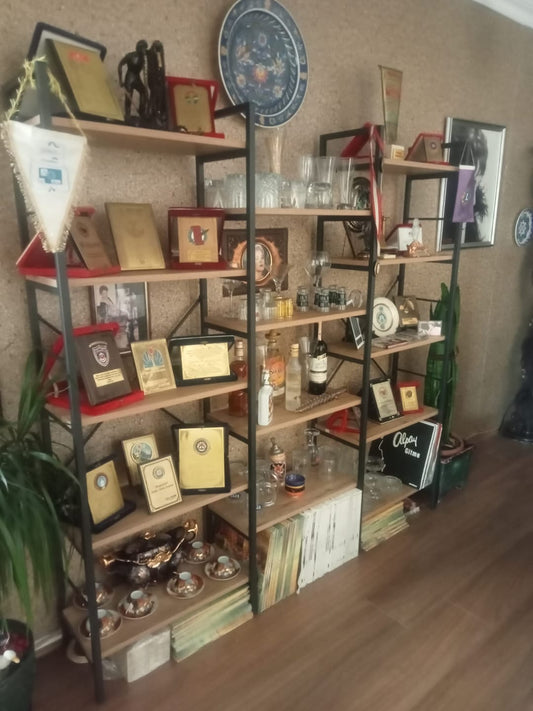 Μεγάλη Βιβλιοθήκη Ράφι για Σαλόνι Γραφείο 172x176x30 εκ 893RAN4113