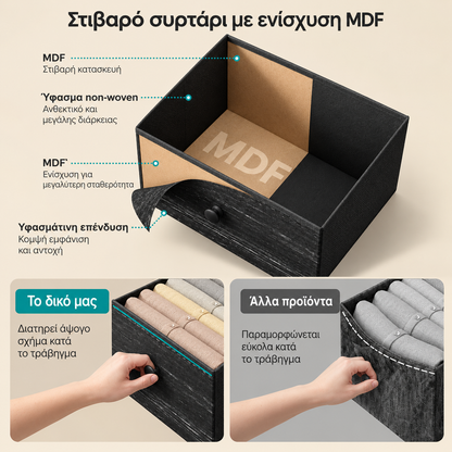 Κομοδίνο LED με Πρίζα  Αποθήκευση και Οργάνωση  40 x 30 x 61 εκ LG-S101B201
