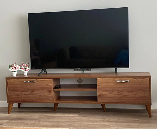 Έπιπλο Τηλεόρασης TV Βάση Σύνθεση Καρυδί | 893RAN3110