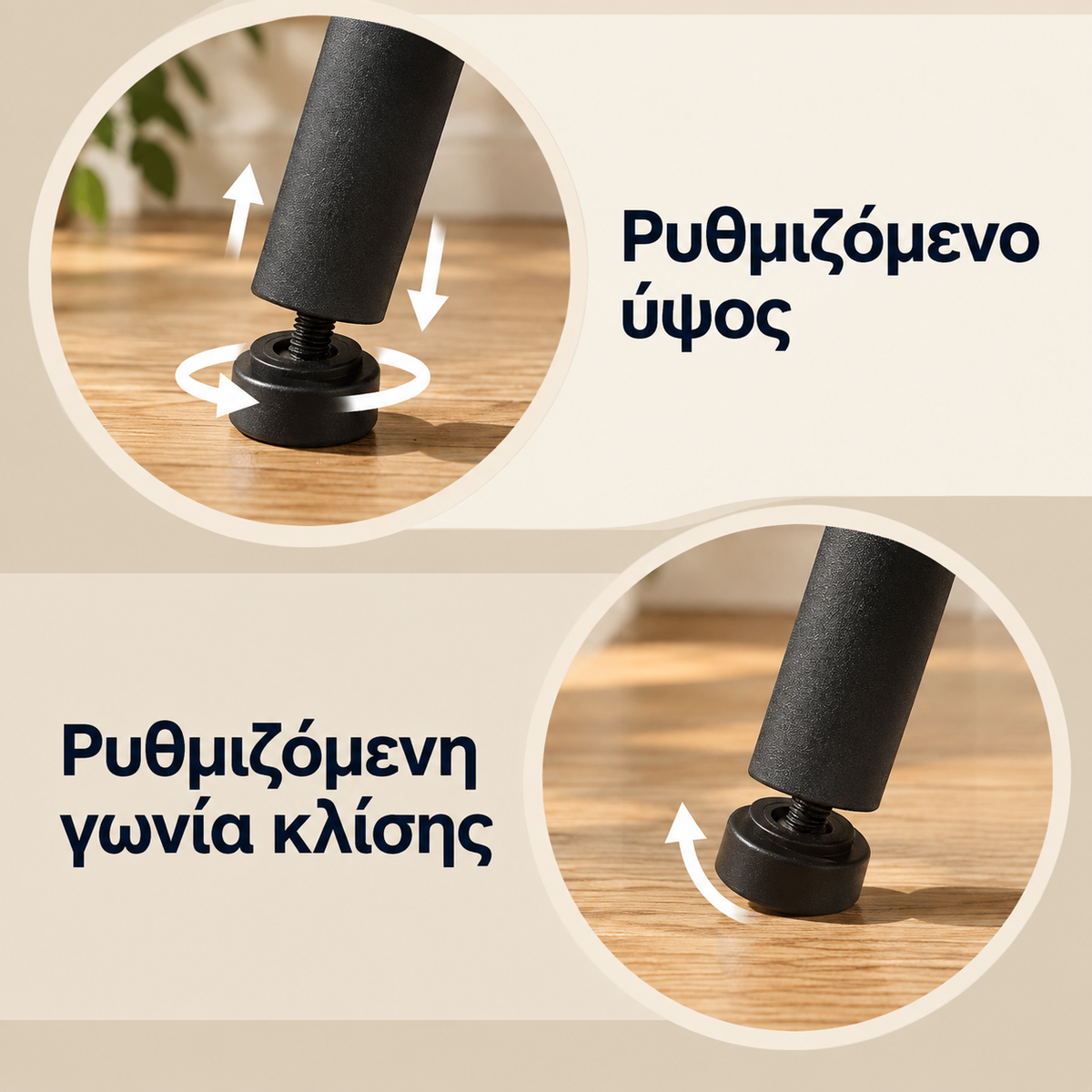 Καρέκλα Κουζίνας & Τραπεζαρίας με Μπράτσα, Κοτλέ Ύφασμα και Μεταλλικά Πόδια  60 x 63 x 85 εκ. LD-CB35087WD01