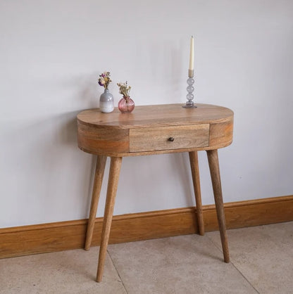 Console Table Entrance Furniture Solid Wood Small Living Room Desk IN855