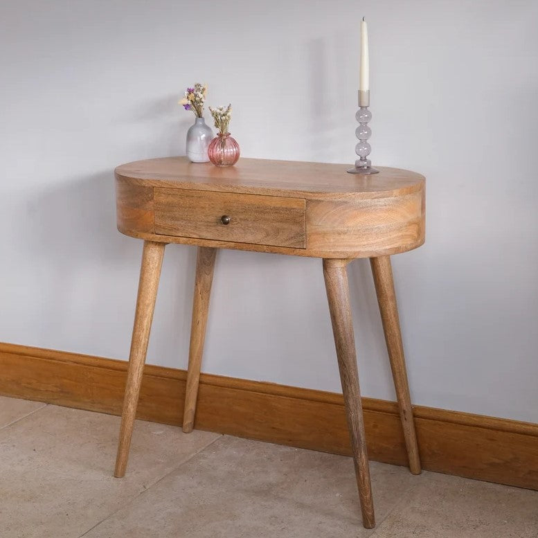 Console Table Entrance Furniture Solid Wood Small Living Room Desk IN855