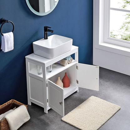 Bathroom Cabinet Toilet Washbasin Storage Cabinet white BB-C301W01