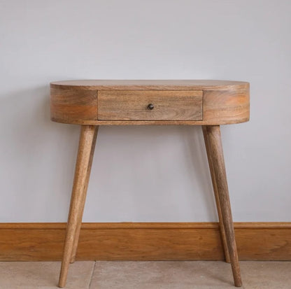 Console Table Entrance Furniture Solid Wood Small Living Room Desk IN855