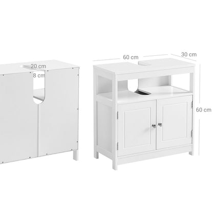 Bathroom Cabinet Toilet Washbasin Storage Cabinet white BB-C301W01