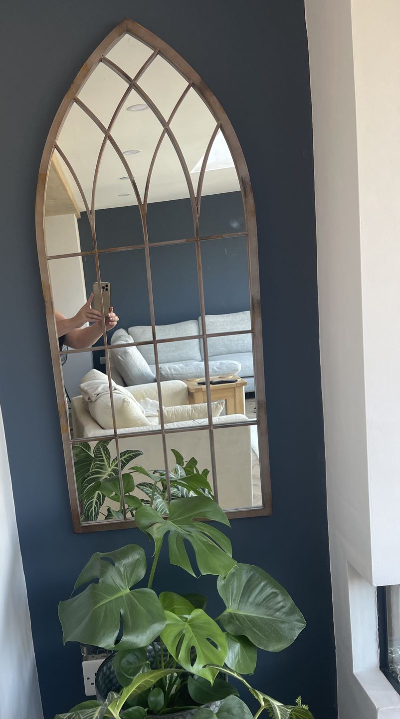 Decorative Garden Mirror 50x115 cm Indoor/Outdoor Use 141226 spaces