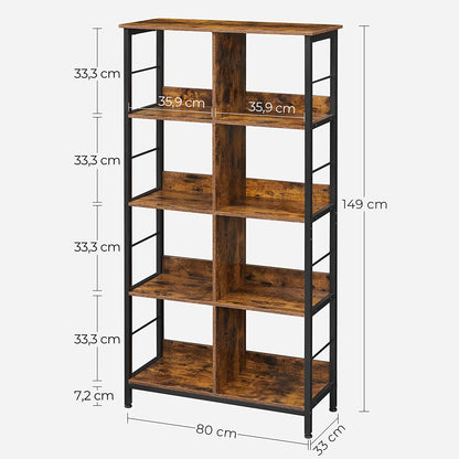 Bücherregal Büroregal Schallplattenregal Industriestil LL-S105B01